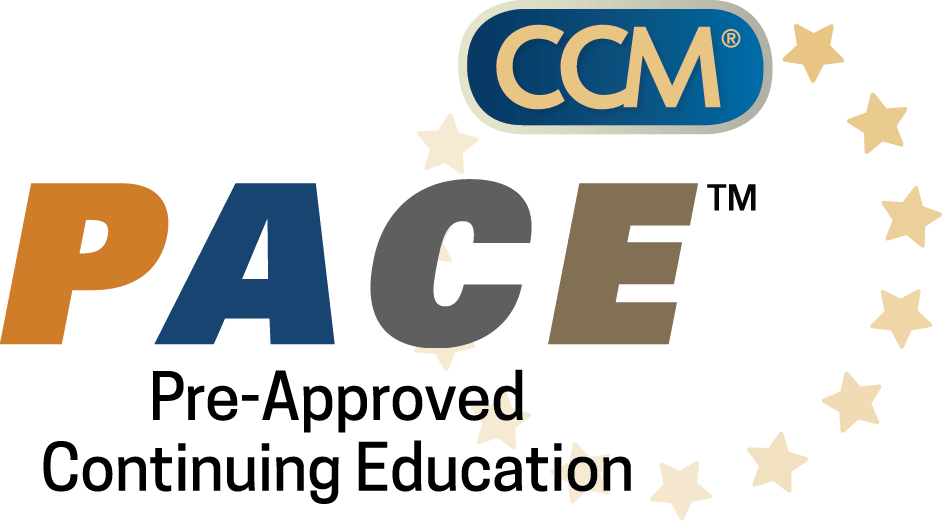PACE pre-approved continuing education for CCM certification